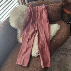 Lucy & Yak Organic Twill Addison Jeans In Dusty Pink